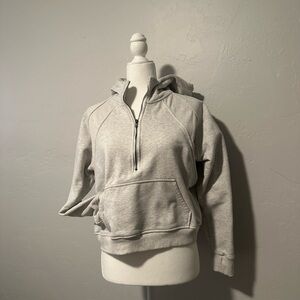 Pink Lily Gray Zip-Up Hoodie